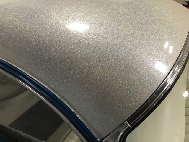 1953 BLUE AND SILVER FLAKE Chevrolet Bel Air/150/210 Coupe