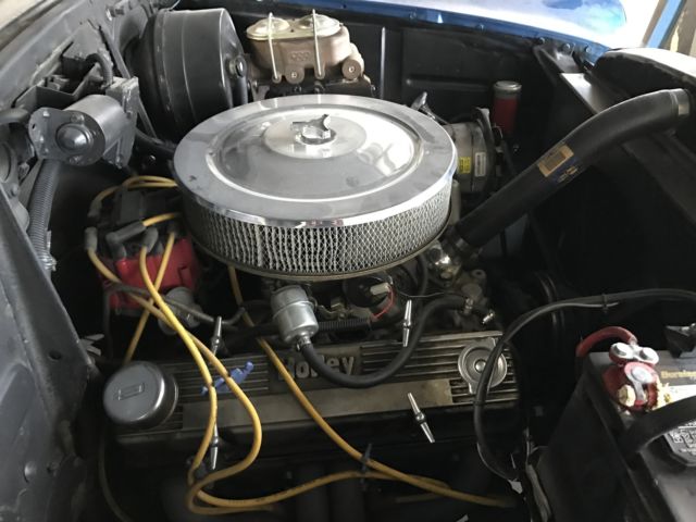 1953 BLUE AND SILVER FLAKE Chevrolet Bel Air/150/210 Coupe