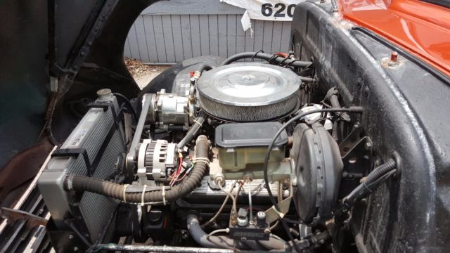 1953 Orange Chevrolet 3100 truck regular cab