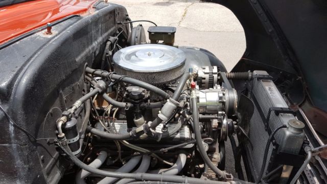 1953 Orange Chevrolet 3100 truck regular cab