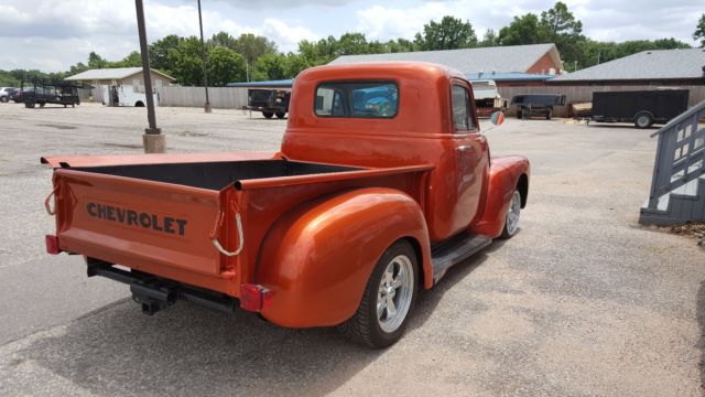 1953 Orange Chevrolet 3100 truck regular cab