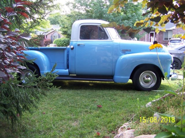 1953 Blue Chevrolet Other Pickups Cab & Chassis