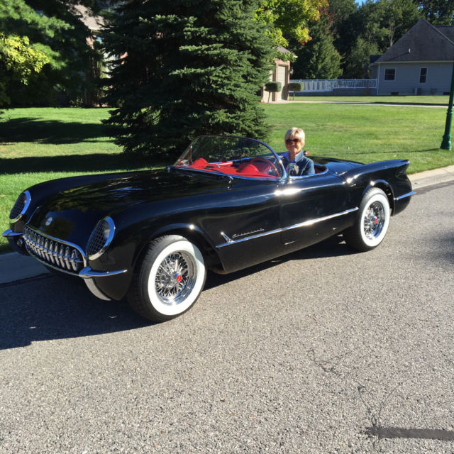 1953 Black Chevrolet Corvette Convertible
