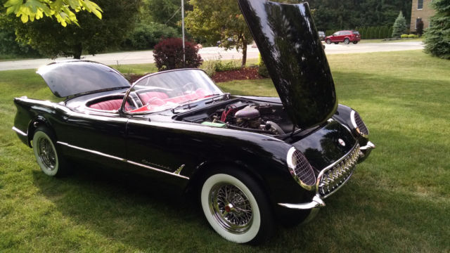 1953 Black Chevrolet Corvette Convertible