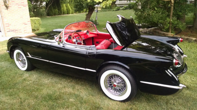 1953 Black Chevrolet Corvette Convertible