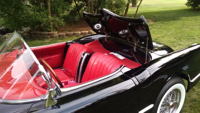 1953 Black Chevrolet Corvette Convertible