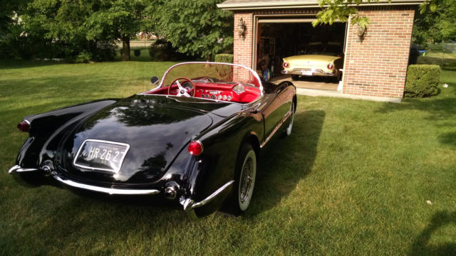 1953 Black Chevrolet Corvette Convertible