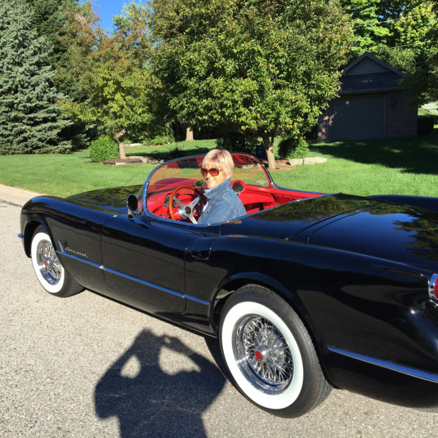 1953 Black Chevrolet Corvette Convertible