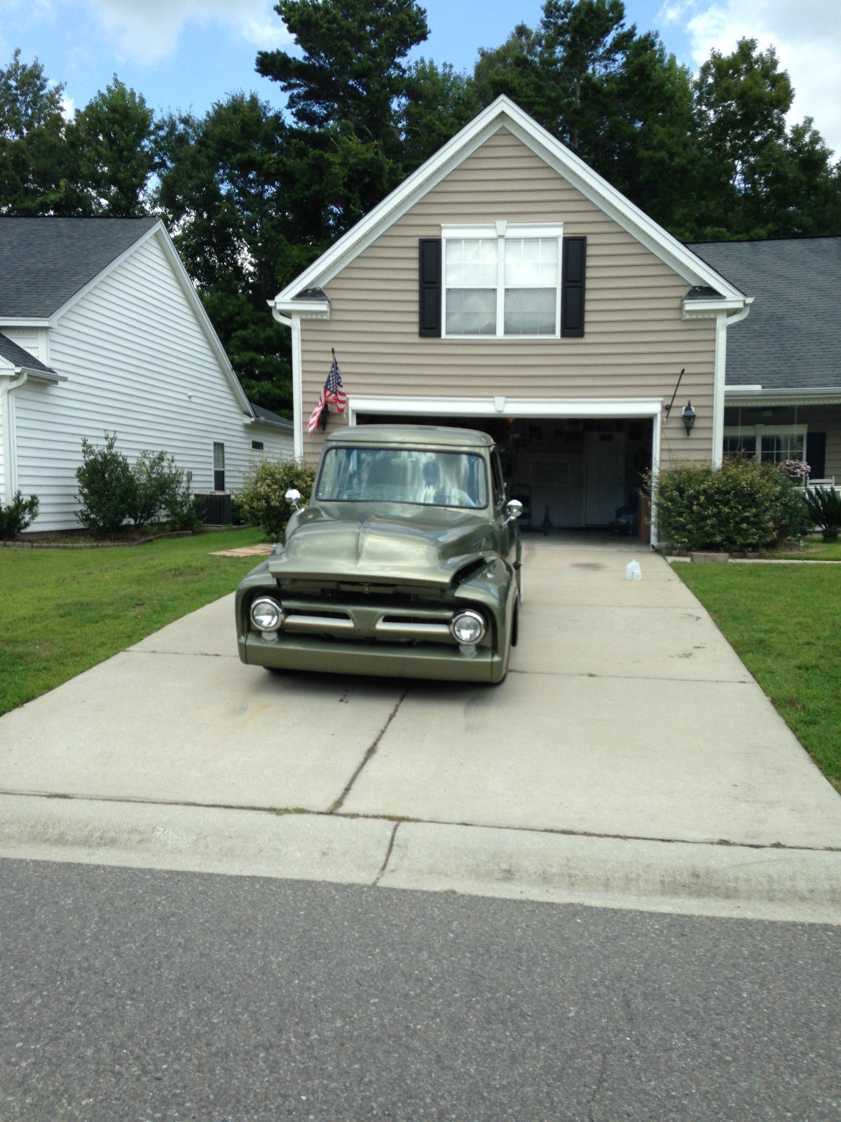 1953 Green Ford F-100