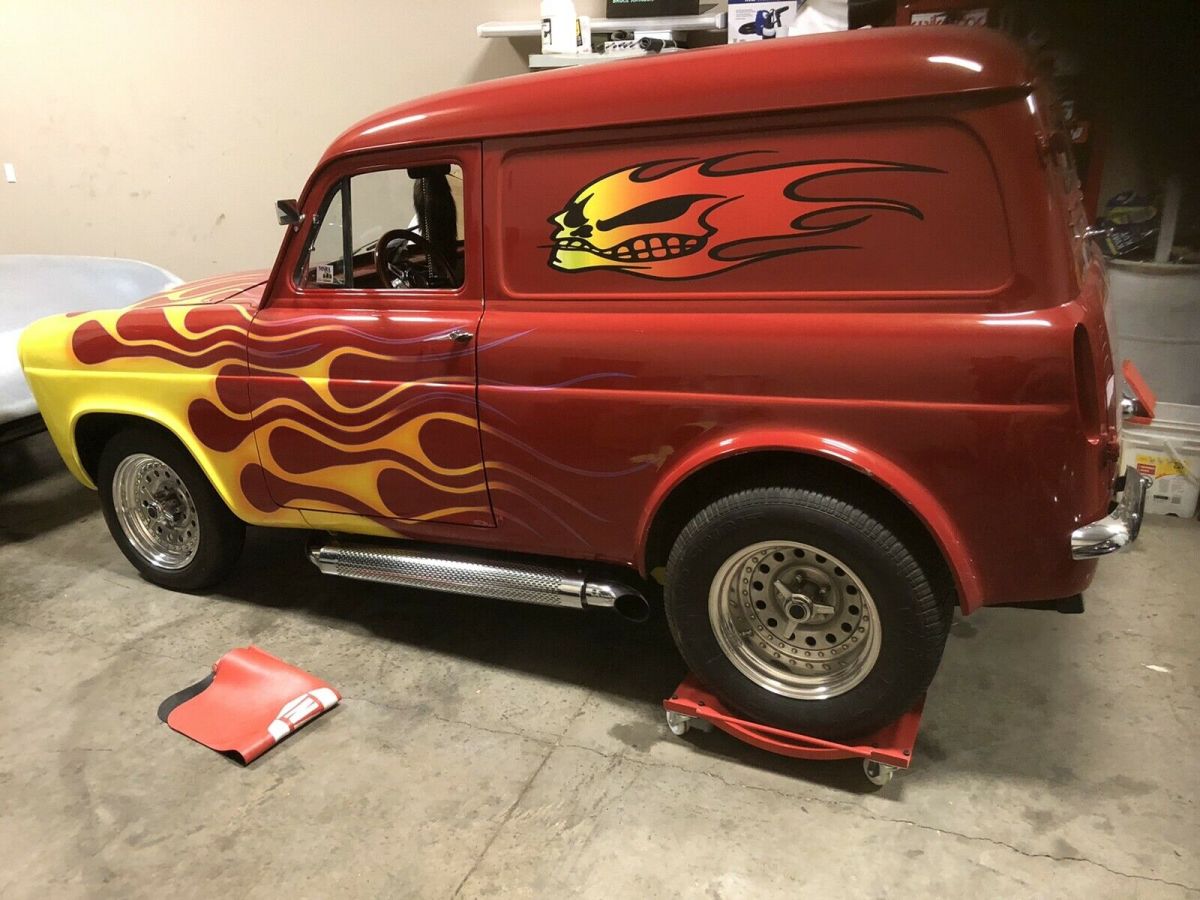 1953 Red Ford Anglia 300e