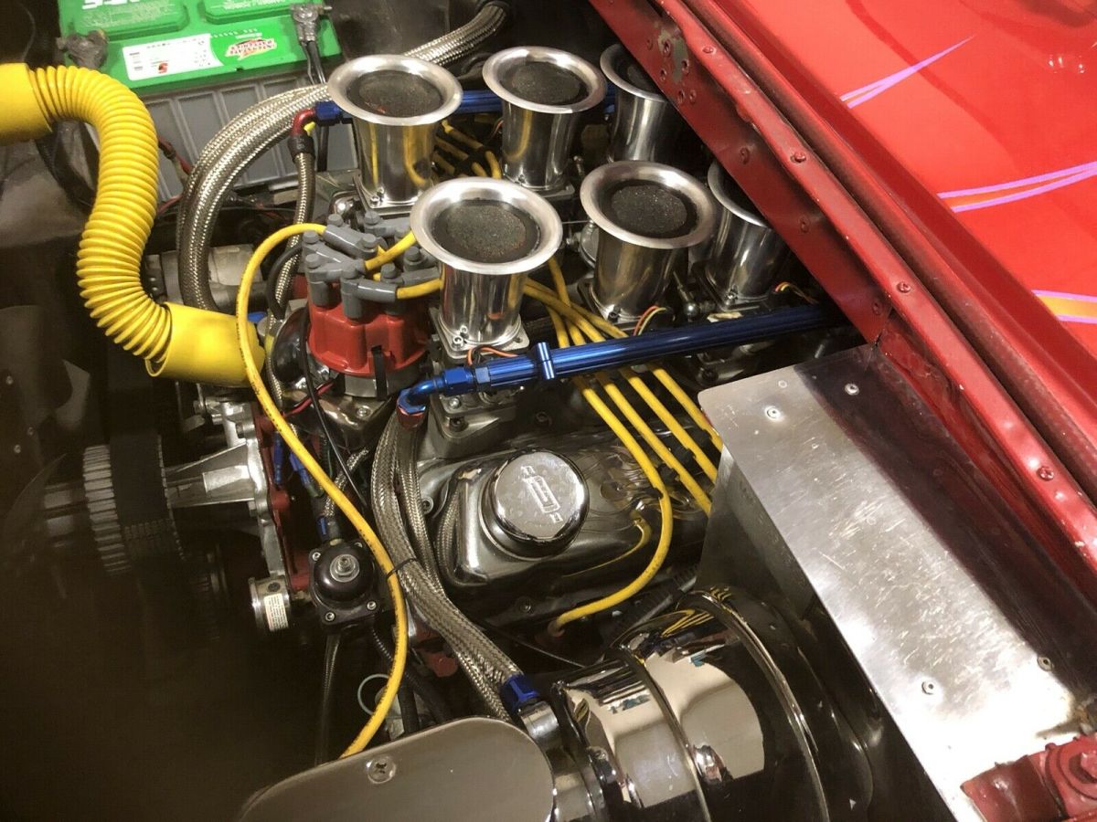 1953 Red Ford Anglia 300e