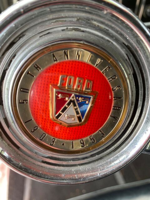 1953 Red Ford Crestline Convertible