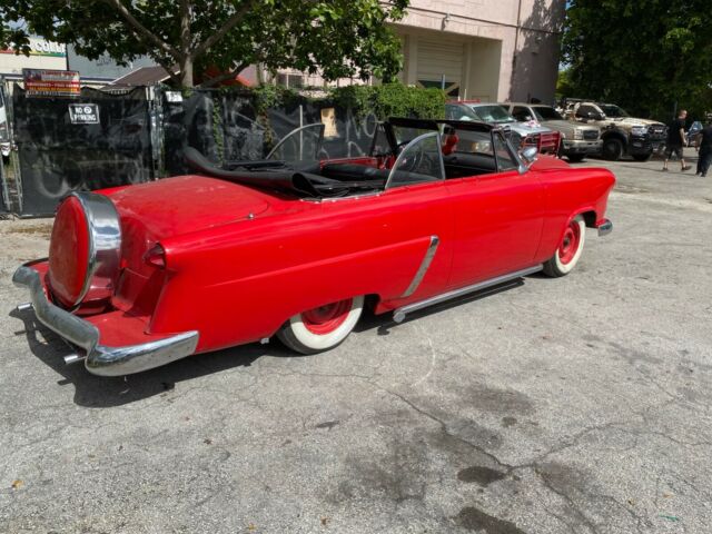 1953 Red Ford Crestline Convertible