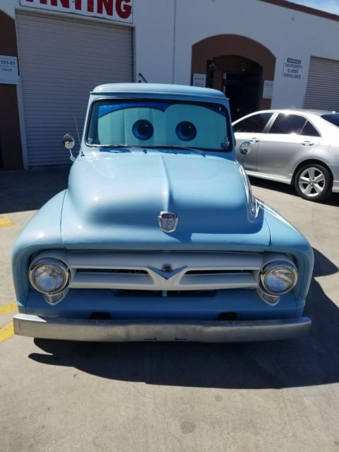 1953 Blue Ford F-100 Cab & Chassis