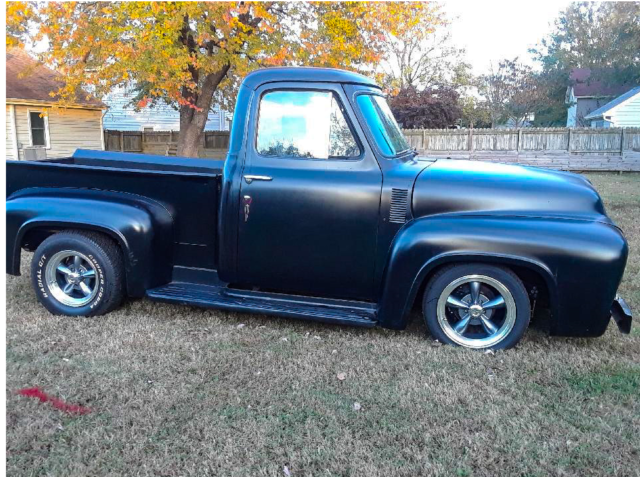 1953 Matte Black Ford F-100 Pickup Truck