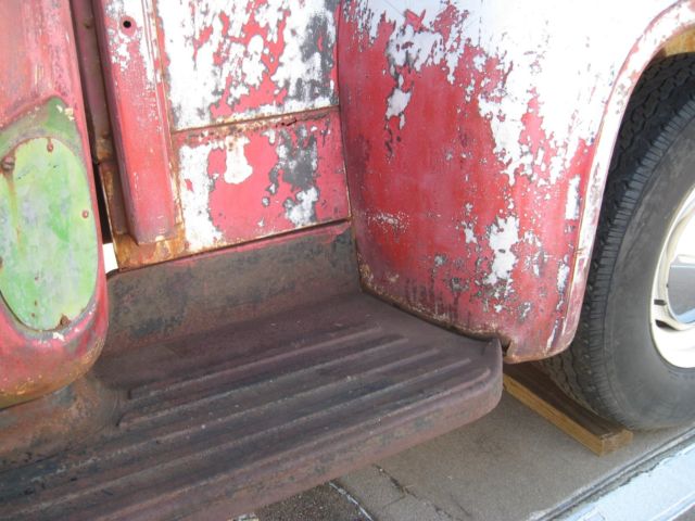 1953 White/RED Ford F-100 Standard Cab Pickup