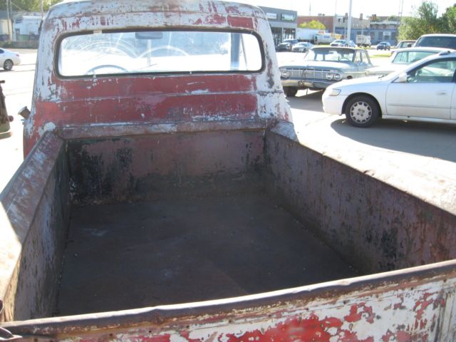 1953 White/RED Ford F-100 Standard Cab Pickup