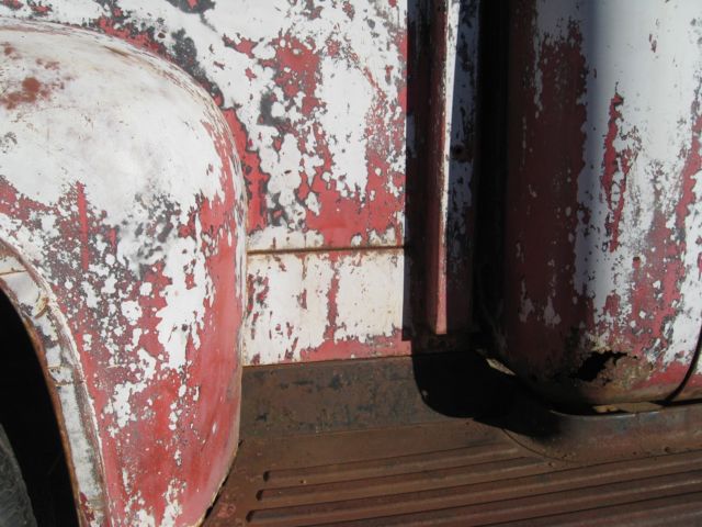 1953 White/RED Ford F-100 Standard Cab Pickup