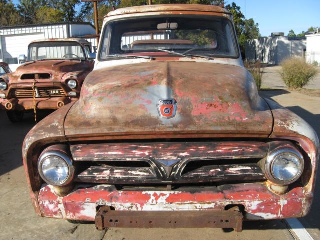 1953 White/RED Ford F-100 Standard Cab Pickup