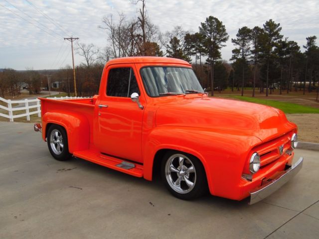 1953 Orange Ford F-100 Standard Cab Pickup