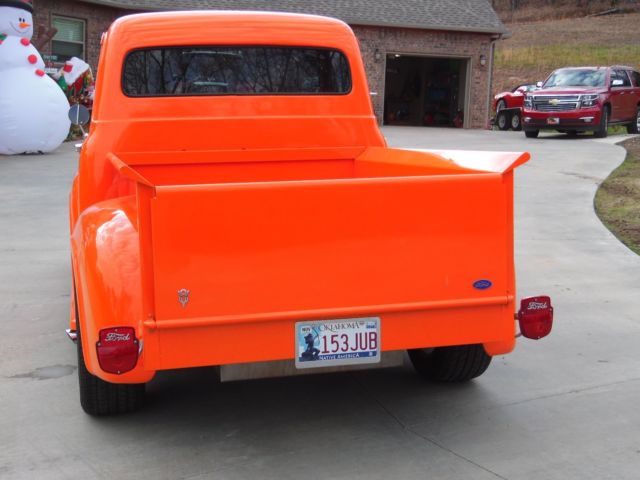 1953 Orange Ford F-100 Standard Cab Pickup