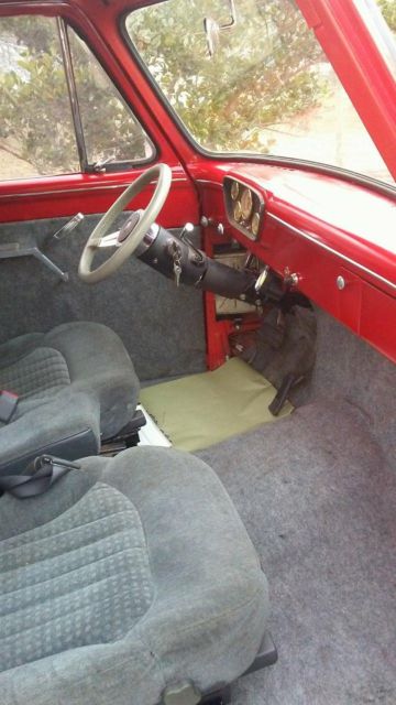 1953 Red Ford F-100 Extended Crew Cab Pickup