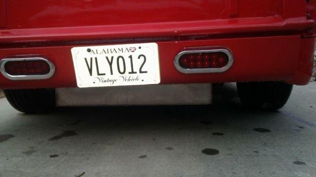 1953 Red Ford F-100 Extended Crew Cab Pickup