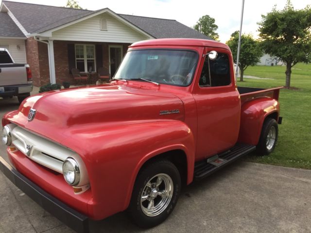 1953 Red Ford F-150 Cab & Chassis