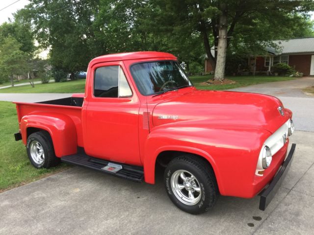 1953 Red Ford F-150 Cab & Chassis