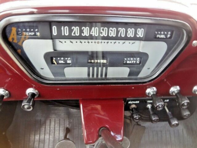 1953 Burgundy Ford F-100 Standard Cab Pickup