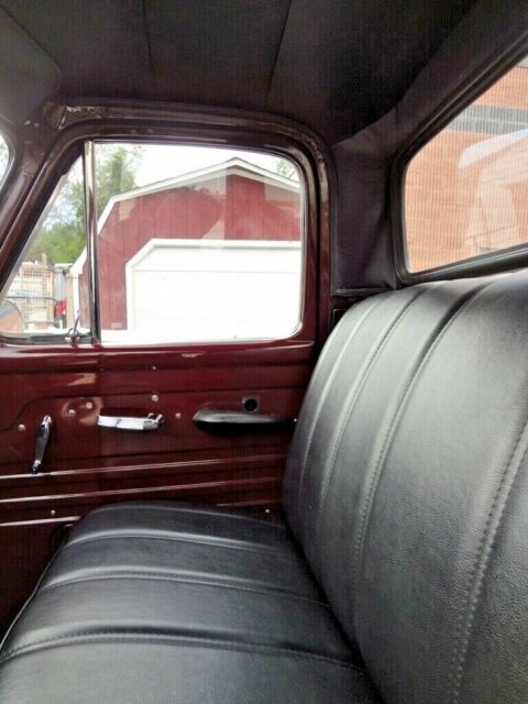 1953 Burgundy Ford F-100 Standard Cab Pickup