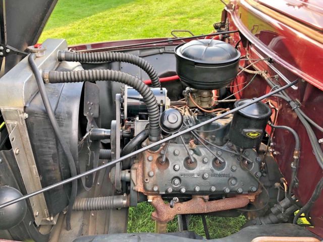 1953 Burgundy Ford F-250 Standard Cab Pickup