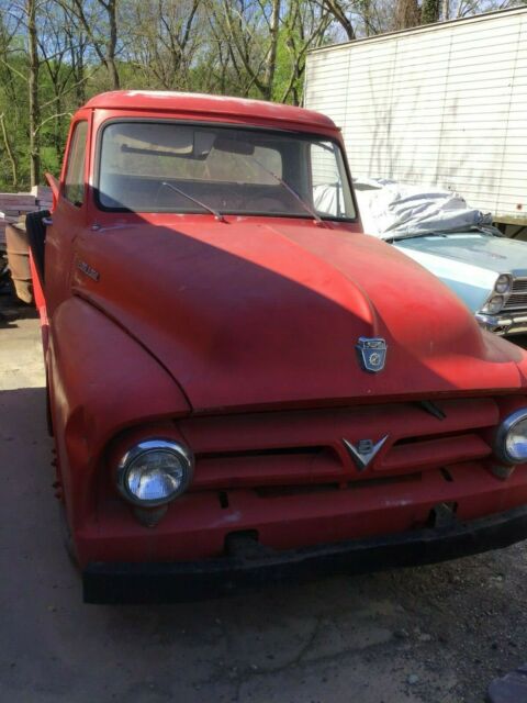 1953 Red Ford F-350 Standard Cab Pickup