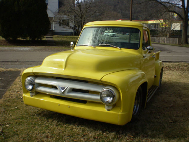 1953 Yellow Ford F-100 Standard Cab Pickup