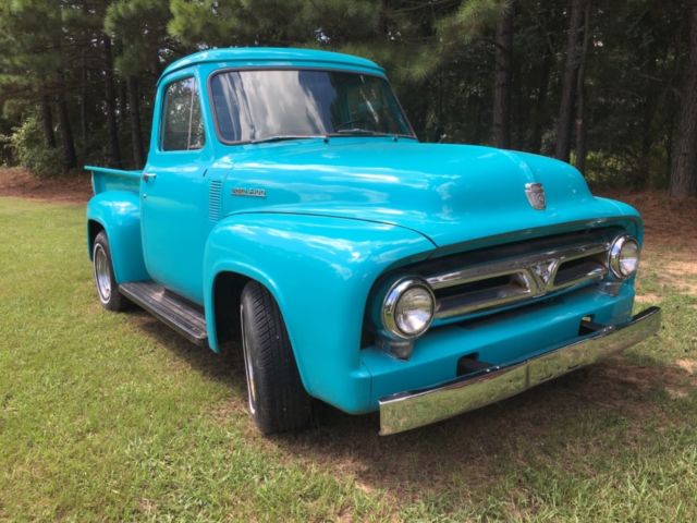 1953 Blue Ford F-100 Standard Cab Pickup