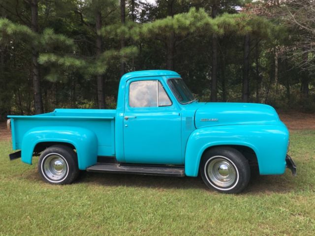 1953 Blue Ford F-100 Standard Cab Pickup