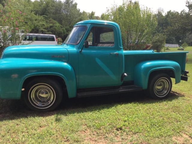 1953 Blue Ford F-100 Standard Cab Pickup