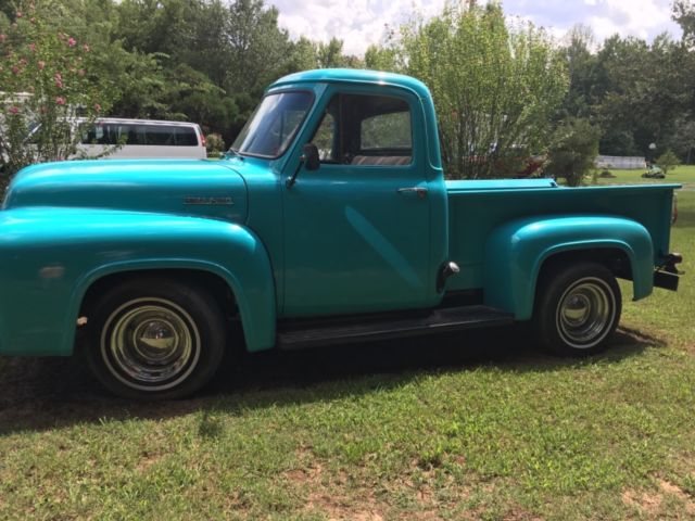 1953 Blue Ford F-100 Standard Cab Pickup