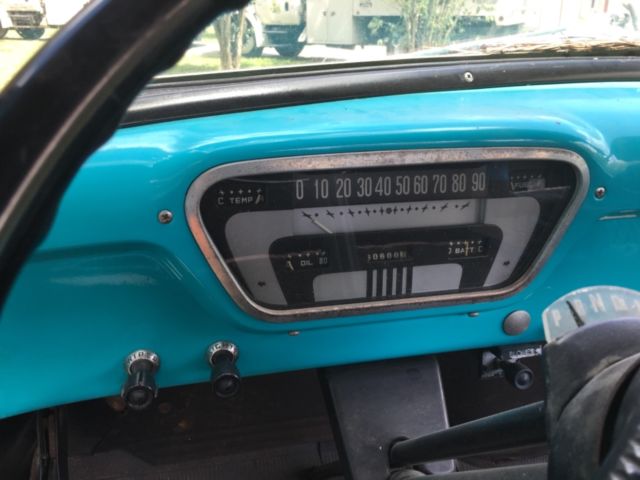 1953 Blue Ford F-100 Standard Cab Pickup