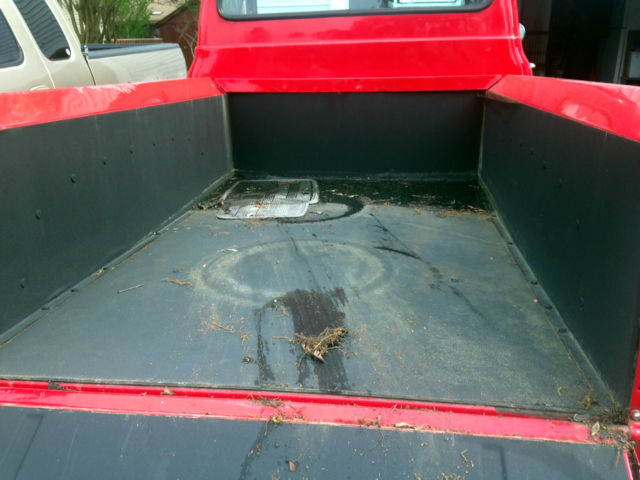 1953 Red Ford F-100 pickup