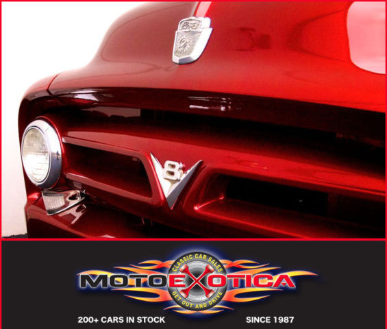 1953 Candy Red Ford F-100 Standard Cab Pickup