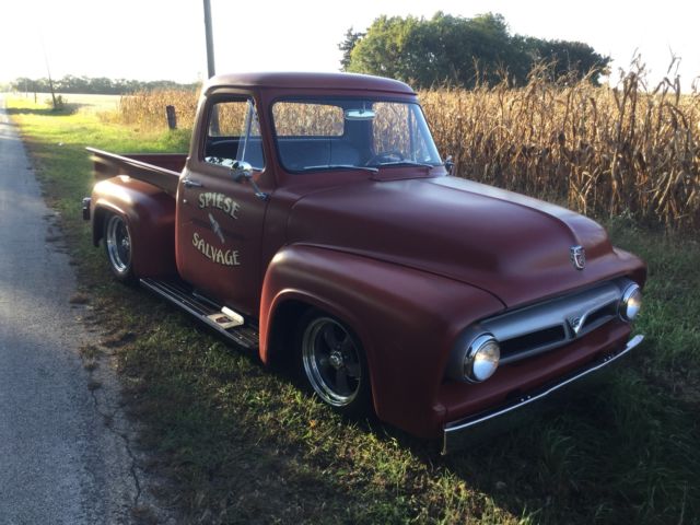 1953 Aqua Ford F-100 Standard Cab Pickup