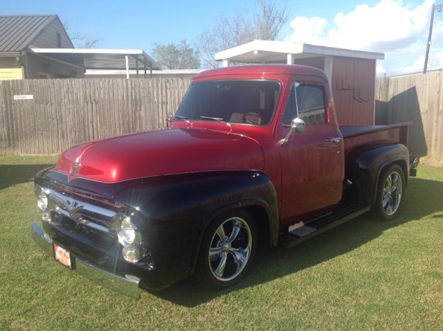 1953 Red Ford F-100 Cab & Chassis
