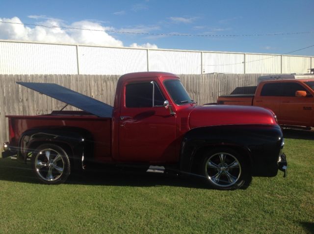 1953 Red Ford F-100 Cab & Chassis