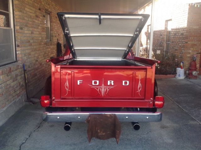1953 Red Ford F-100 Cab & Chassis