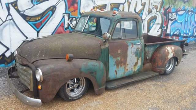 1953 Green /rust GMC 3100 Truck