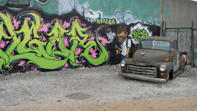 1953 Green /rust GMC 3100 Truck