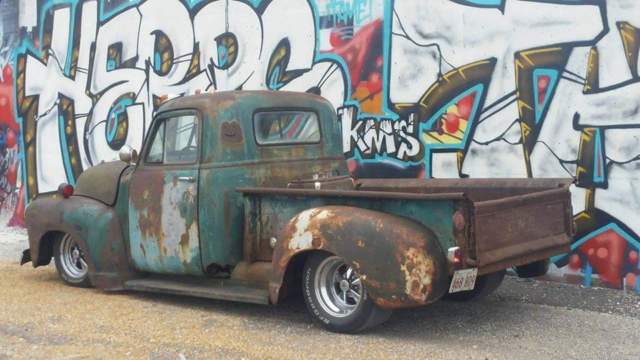 1953 Green /rust GMC 3100 Truck