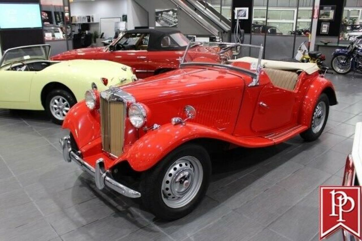 1953 Red MG T-Series Convertible