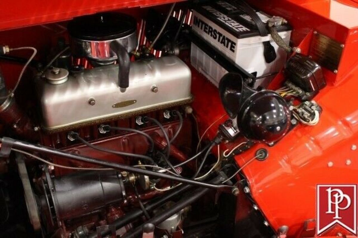 1953 Red MG T-Series Convertible